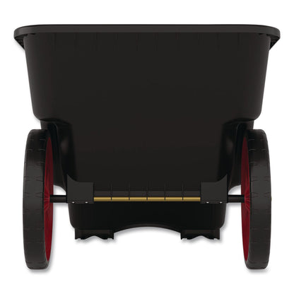 Suncast Commercial® 9 cu ft Yard Cart, 28 x 49.5 x 27.5, Resin, Black (SUAYCCPD9005PK)