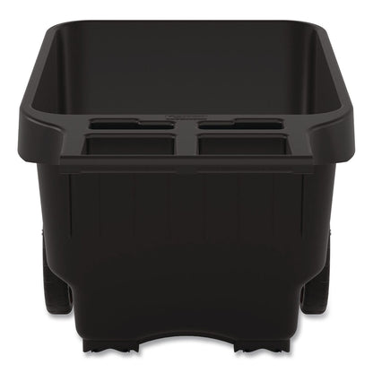 Suncast Commercial® 9 cu ft Yard Cart, 28 x 49.5 x 27.5, Resin, Black (SUAYCCPD9005PK)