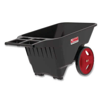 Suncast Commercial® 9 cu ft Yard Cart, 28 x 49.5 x 27.5, Resin, Black (SUAYCCPD9005PK)