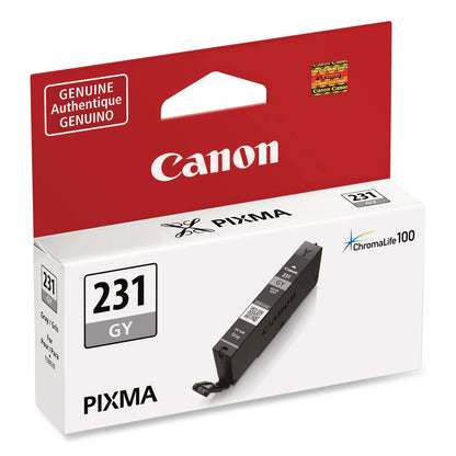 Canon® 6678C001 (CLI-231) Ink, 800 Page-Yield, Gray (CNM6678C001)