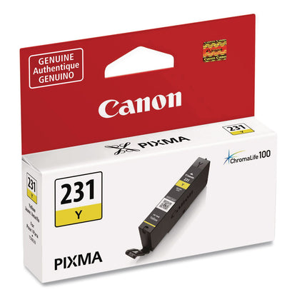 Canon® 6677C001 (CLI-231) Ink, 800 Page-Yield, Yellow (CNM6677C001)
