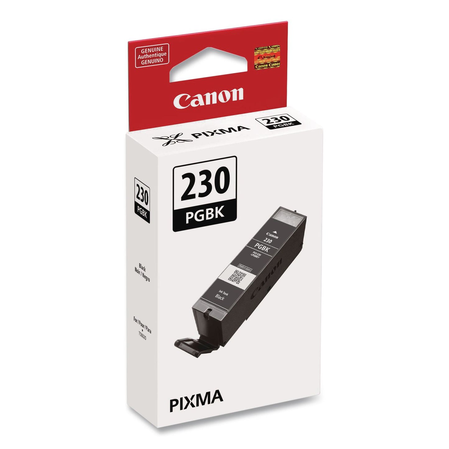 Canon® 6673C001 (PGI-230) Ink, 600 Page-Yield, Pigment Black (CNM6673C001)