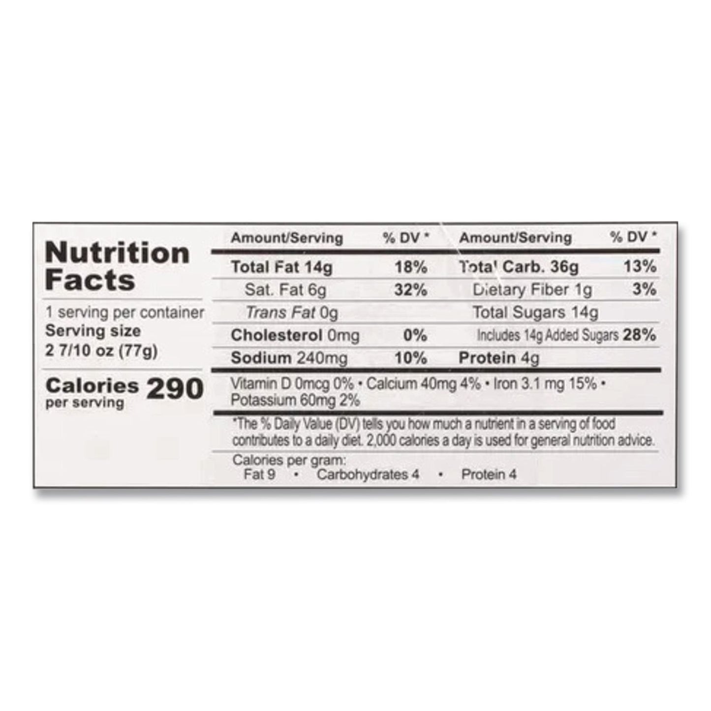 Golden Dough Foods Meyer Lemon Glazed Donut, Lemon, 2.7 oz Individually Wrapped, 7 Donuts/Carton (GRR30700396)