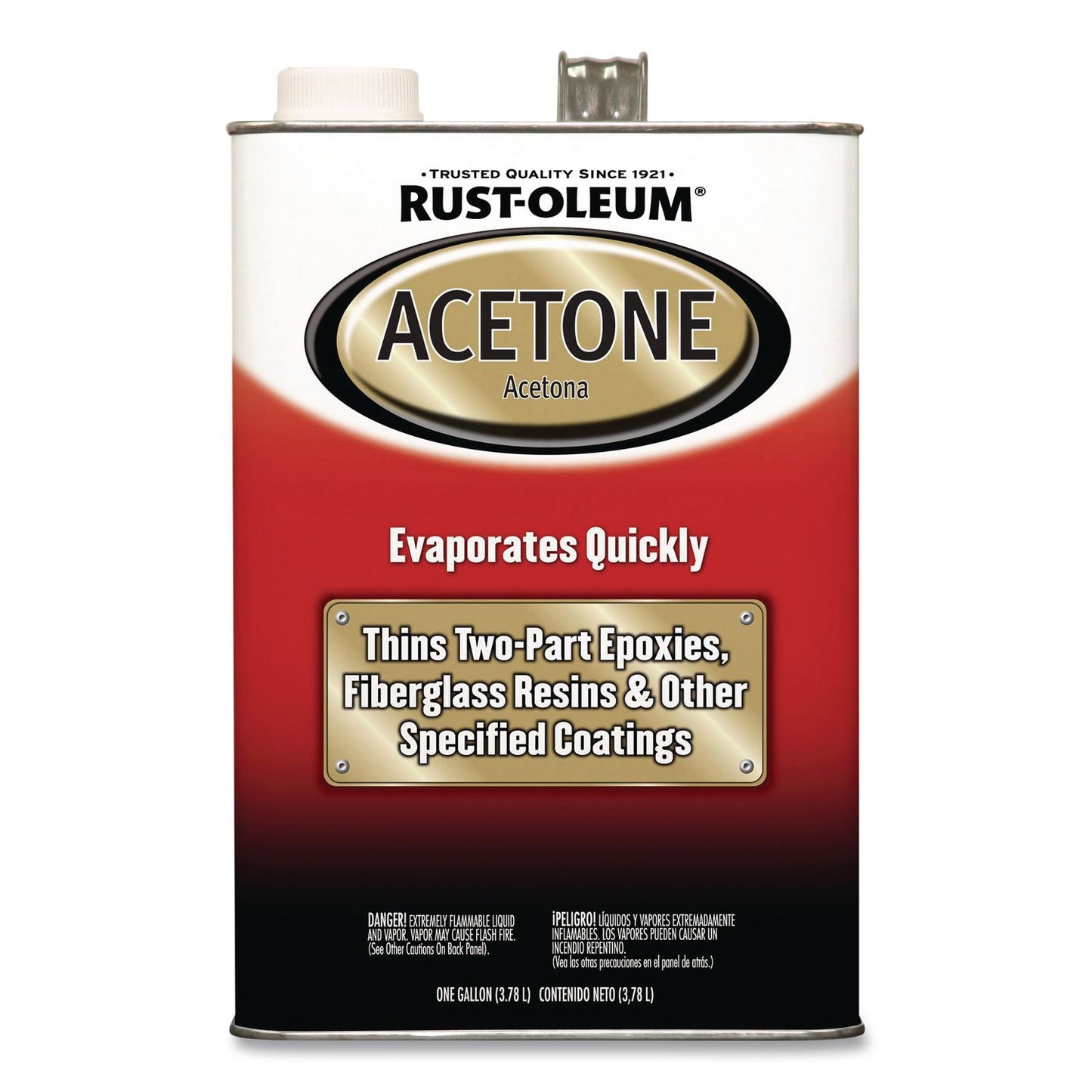 Rust-Oleum® Acetone, 1 gal Can, 2/Carton (RST248668)