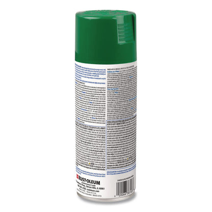 Rust-Oleum® Painter's Touch 2X Ultra Cover Spray Paint, Gloss Meadow Green, 12 oz Aerosol Can, 6/Carton (RST334039)