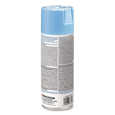 Rust-Oleum® Painter's Touch 2X Ultra Cover Spray Paint, Gloss Spa Blue, 12 oz Aerosol Can, 6/Carton (RST334045)
