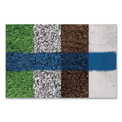 Rust-Oleum® Professional Marking Paint, Flat Caution Blue, 15 oz Aerosol Can, 6/Carton (RST266575)