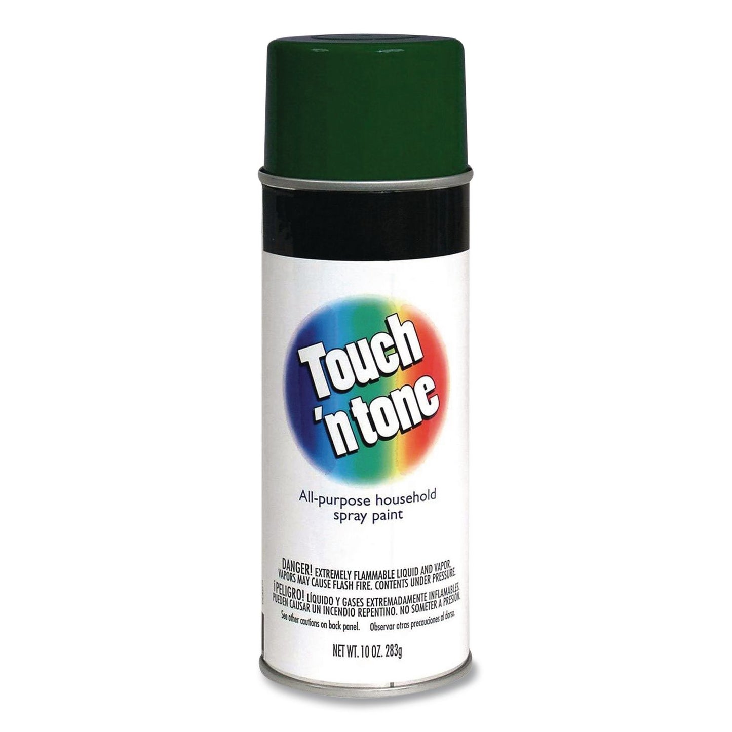 Rust-Oleum® Touch'n Tone Spray Paint, Gloss Hunter Green, 10 oz Aerosol Can, 6/Carton (RST55271830)