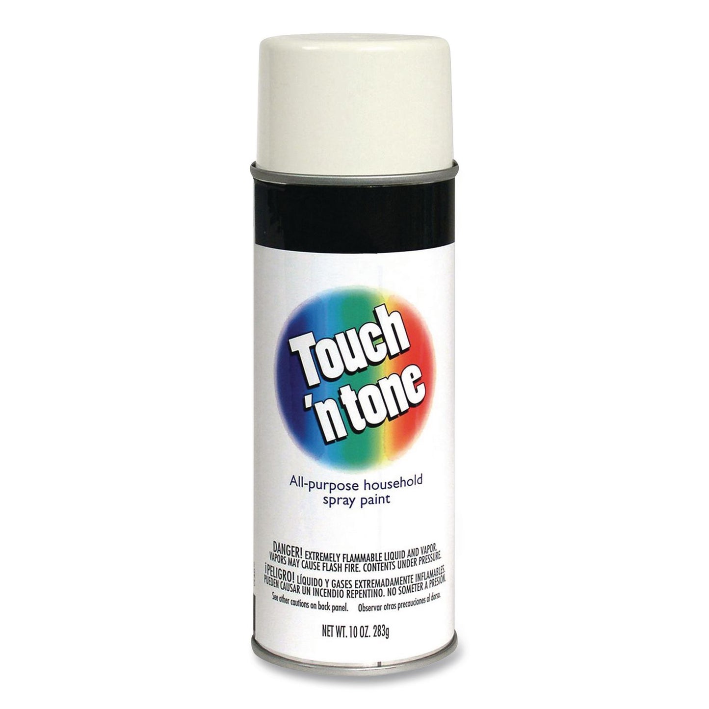 Rust-Oleum® Touch'n Tone Spray Paint, Gloss White, 10 oz Aerosol Can, 6/Carton (RST55274830)