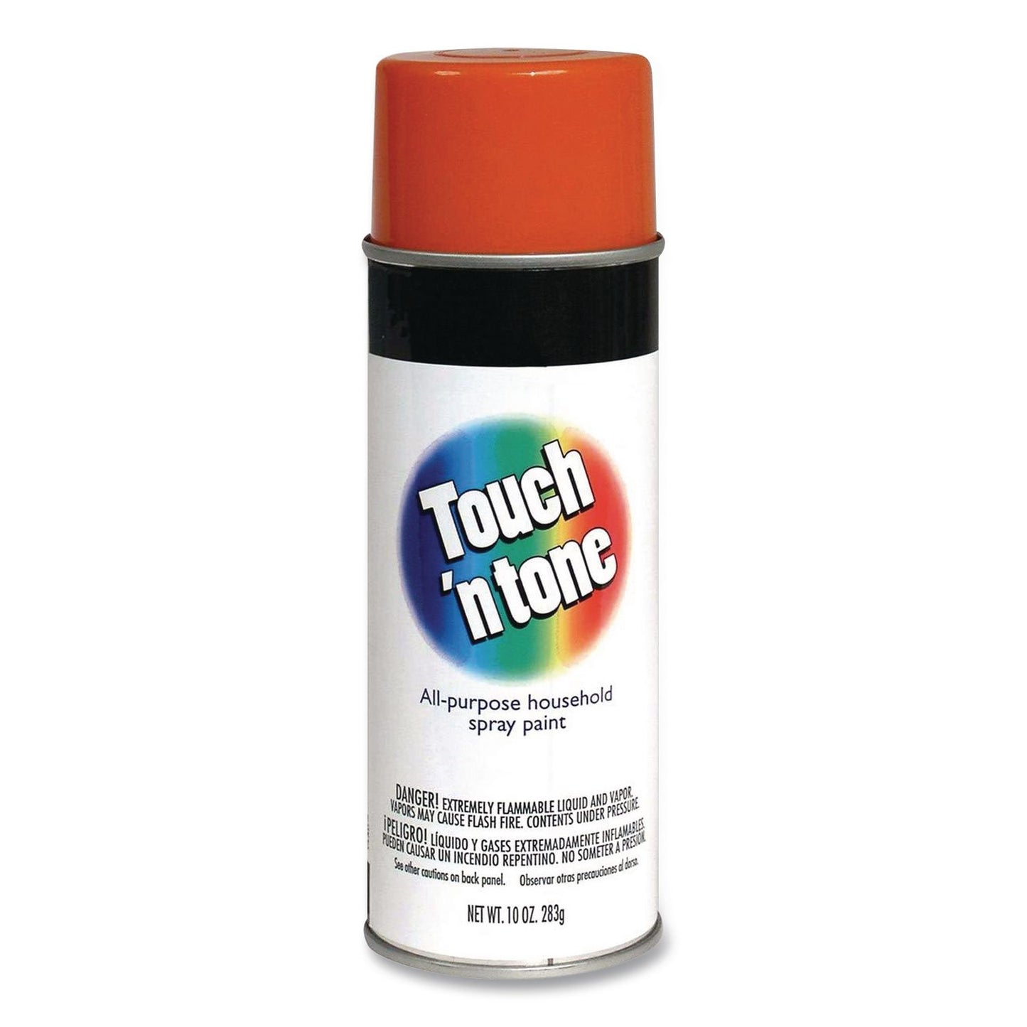 Rust-Oleum® Touch'n Tone Spray Paint, Gloss Orange, 10 oz Aerosol Can, 6/Carton (RST55283830)