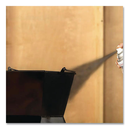 Rust-Oleum® Stops Rust Spray Paint, Flat Black, 12 oz Aerosol Can, 6/Carton (RST7776830)