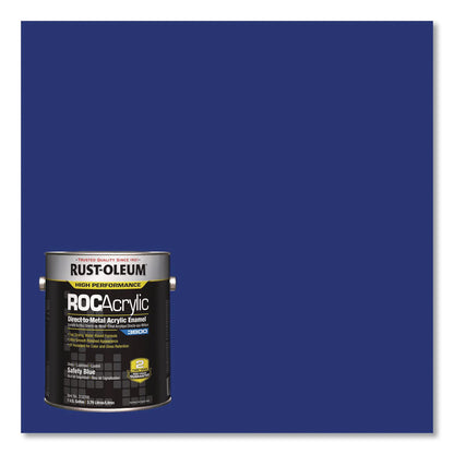 Rust-Oleum® High Performance 3800 System DTM Acrylic Enamel Paint, Gloss Safety Blue, 1 gal Bucket/Pail, 2/Carton (RST314209)