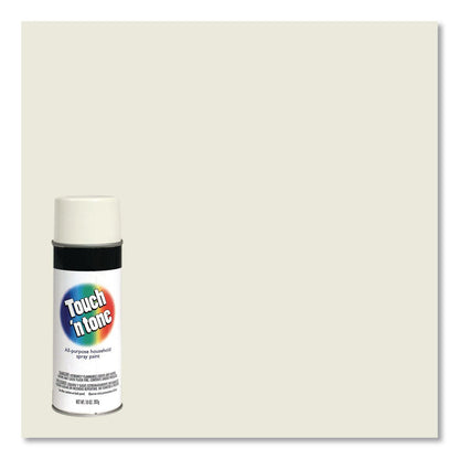 Rust-Oleum® Touch'n Tone Spray Paint, Gloss White, 10 oz Aerosol Can, 6/Carton (RST55274830)