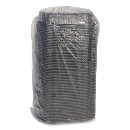 Pactiv Evergreen EarthChoice MealMaster Container, 24 oz, 8 x 6.5 x 1.5, Black, Plastic, 252/Carton (PCTYCN8462400)