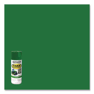 Rust-Oleum® Specialty Farm and Implement Spray Paint, Gloss John Deere Green, 12 oz Aerosol Can, 6/Carton (RST280124)