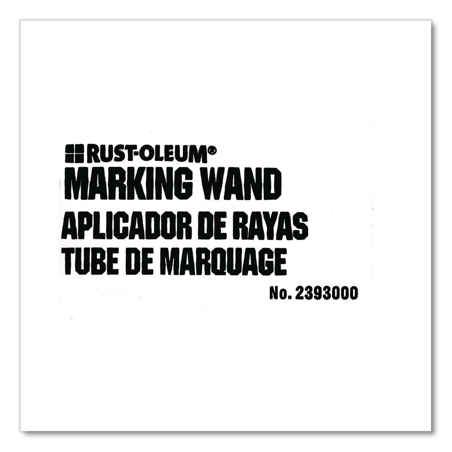 Rust-Oleum® Professional Inverted Spray Paint Marking Wand, Black (RST2393000CT)