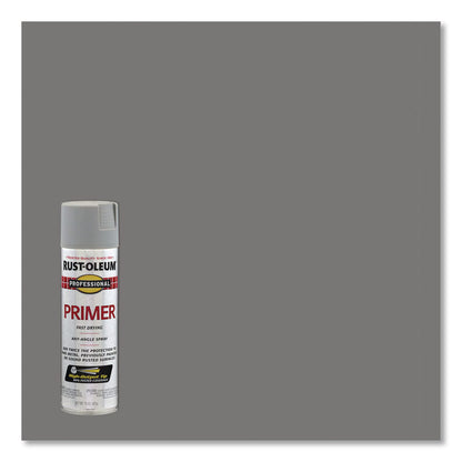 Rust-Oleum® Professional Spray Paint, Flat Gray, 15 oz Aerosol Can, 6/Carton (RST7582838CT)