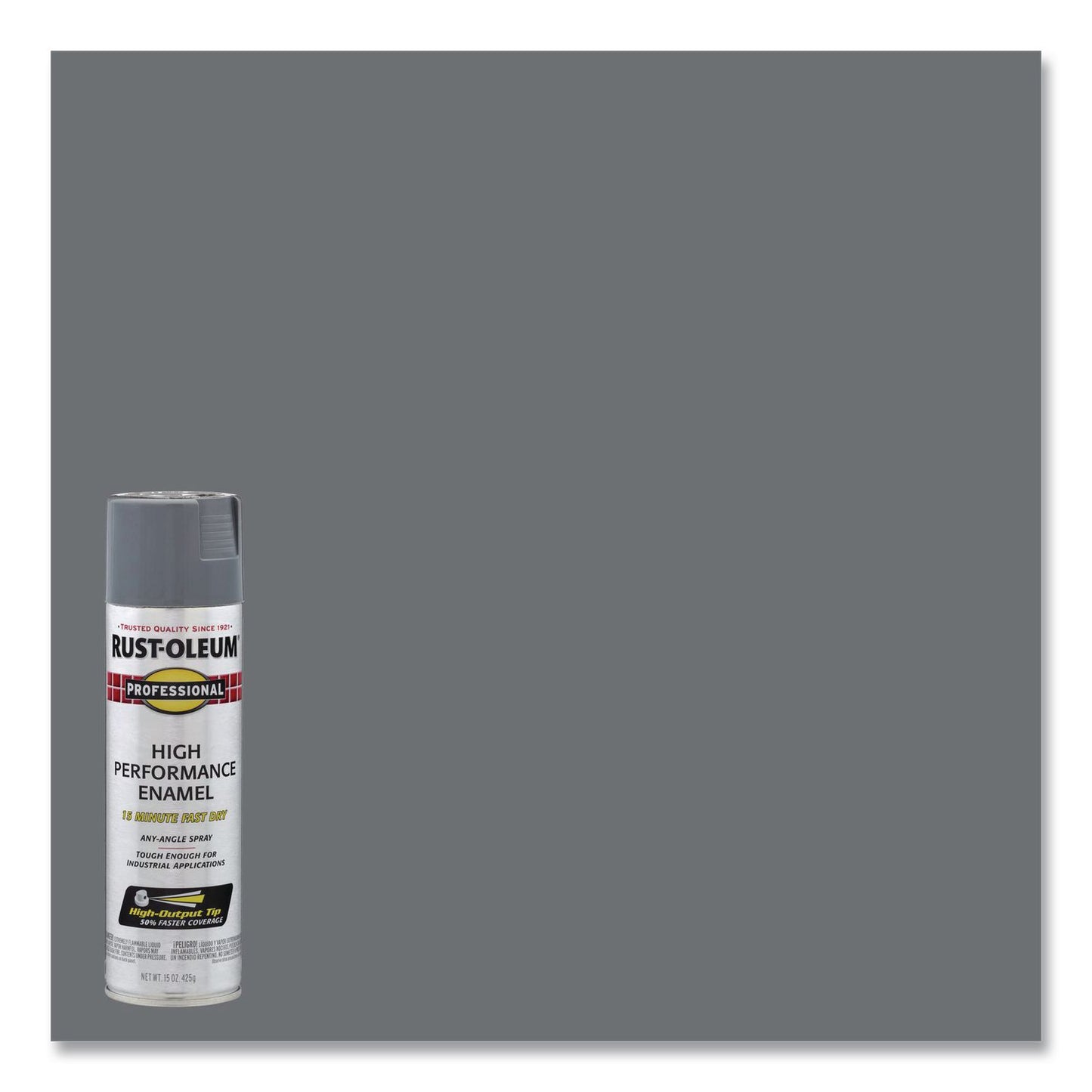 Rust-Oleum® Professional Spray Paint, Gloss Dark Machine Gray, 15 oz Aerosol Can, 6/Carton (RST7587838CT)