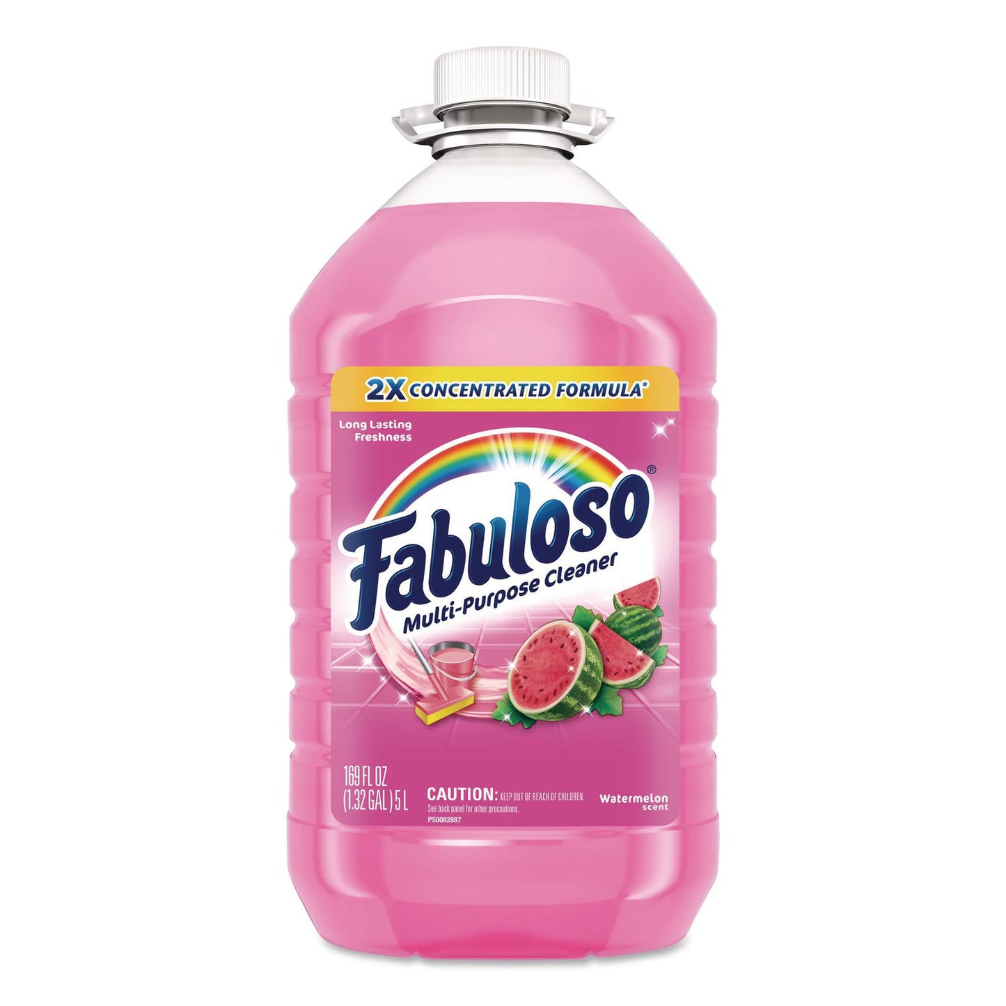 Fabuloso® Multi-Use Cleaner, Watermelon Scent, 128 oz Bottle, 3/Carton (CPC61051624)