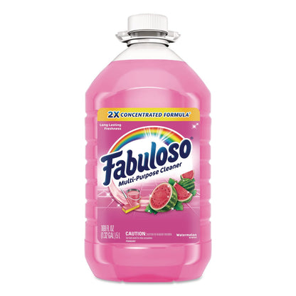Fabuloso® Multi-Use Cleaner, Watermelon Scent, 128 oz Bottle, 3/Carton (CPC61051624)