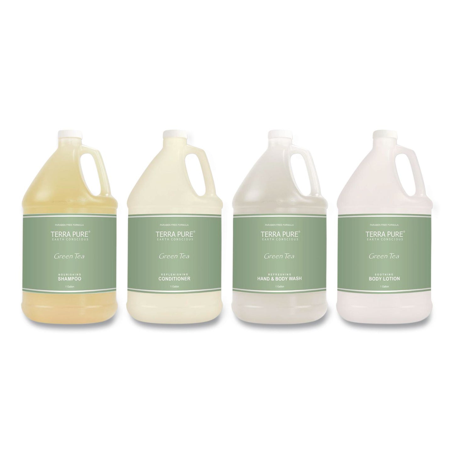 Diversified Hospitality Solutions Terra Pure Lotion Gallon, 1 gal Bottle, Green Tea and Lemongrass Scent (DHS002270EA)