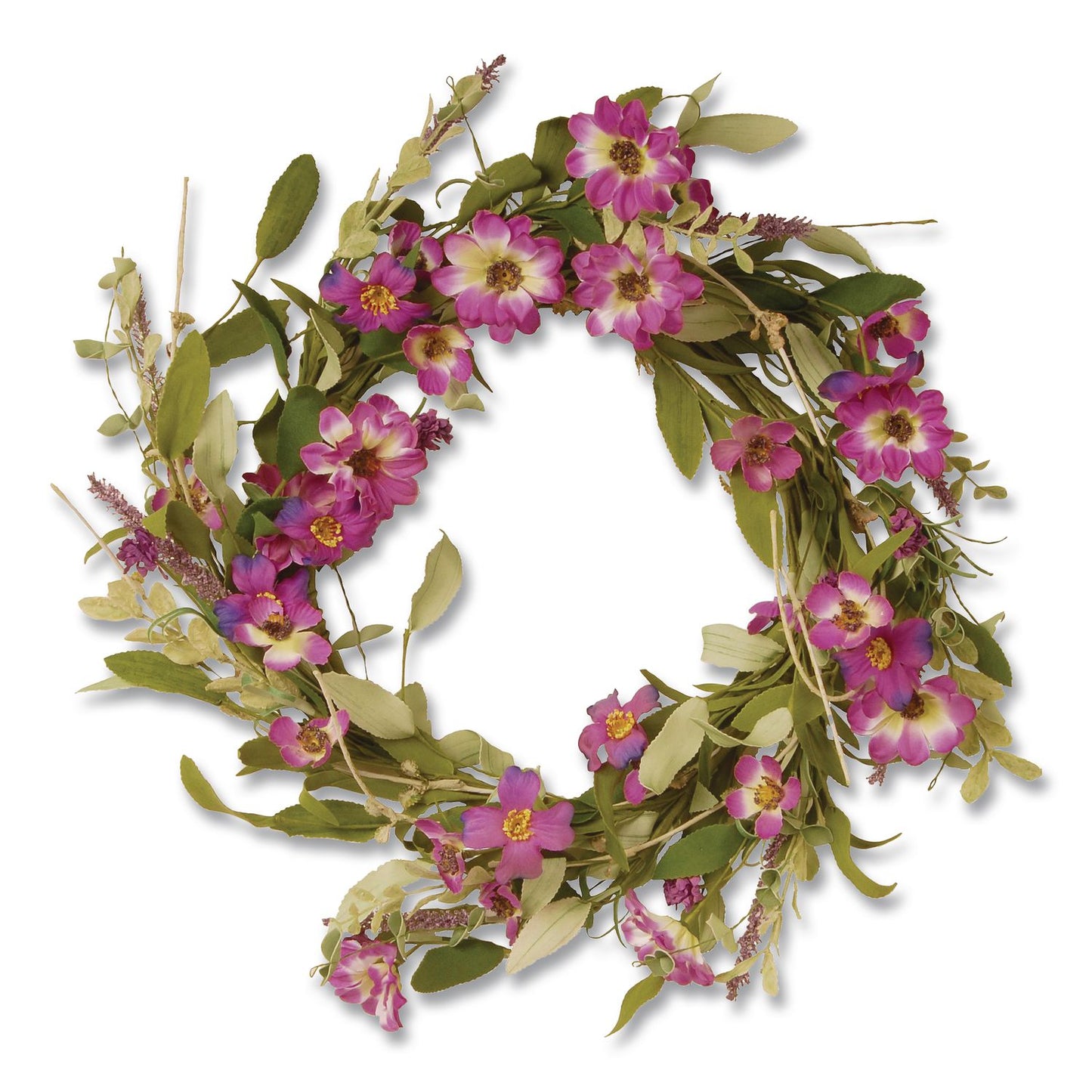 National Tree Company® Garden Accents Purple Daisy Wreath, 20" x 3", Purple (NTTGAF3020WDLP)