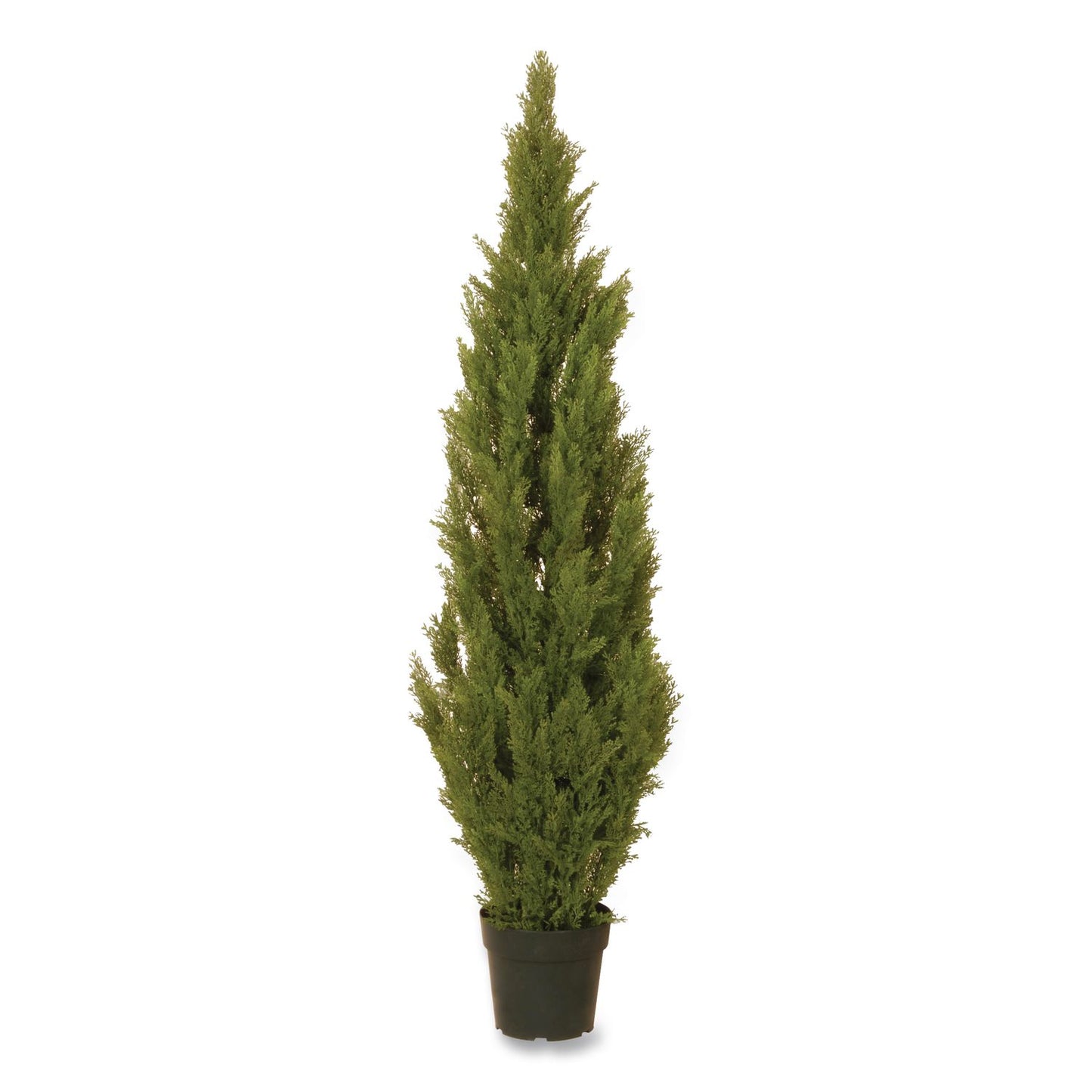 National Tree Company® Artificial Arborvitae, 13" x 13" x 60", Green Tree, Green Pot (NTTLMC4700601)