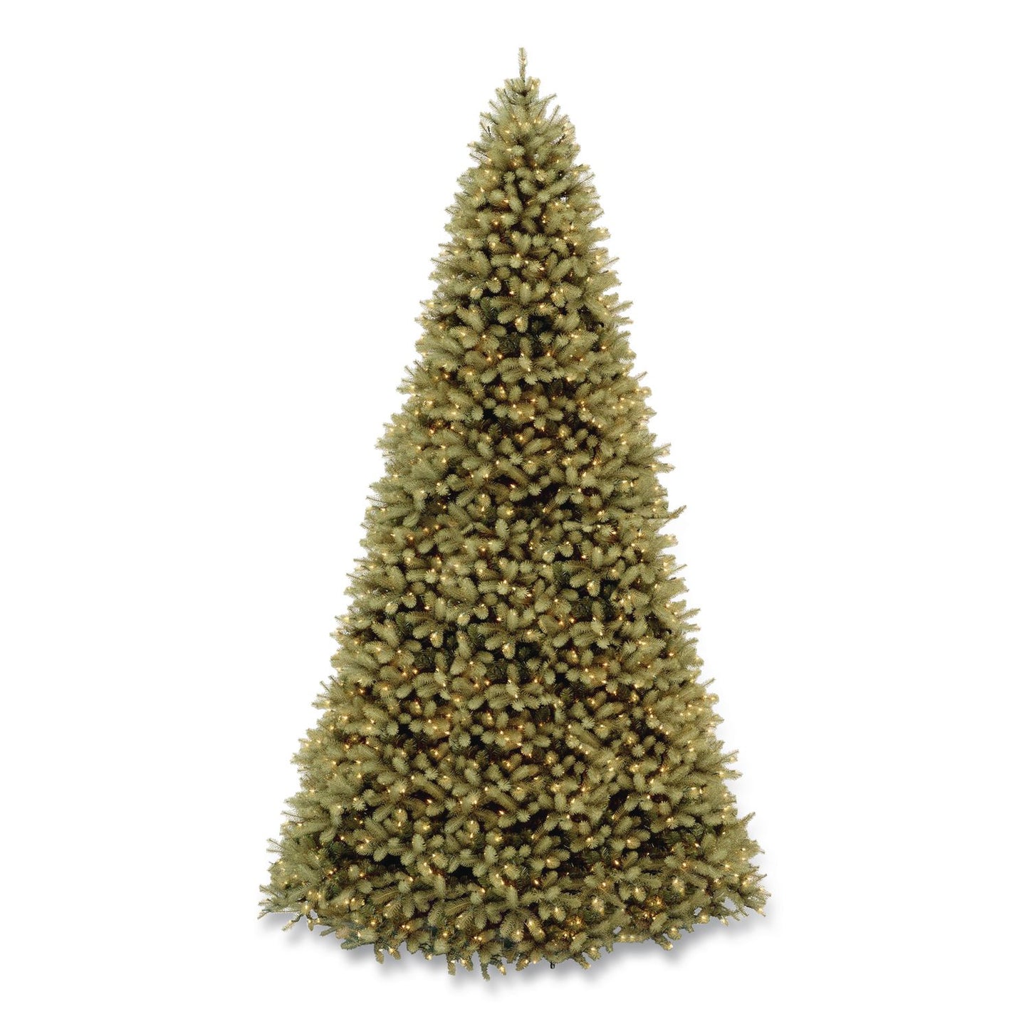 National Tree Company® Pre-Lit Downswept Douglas Fir Tree, 92" x 92" x 144", Green Tree, Green Tree Stand (NTTPEDD1312120)