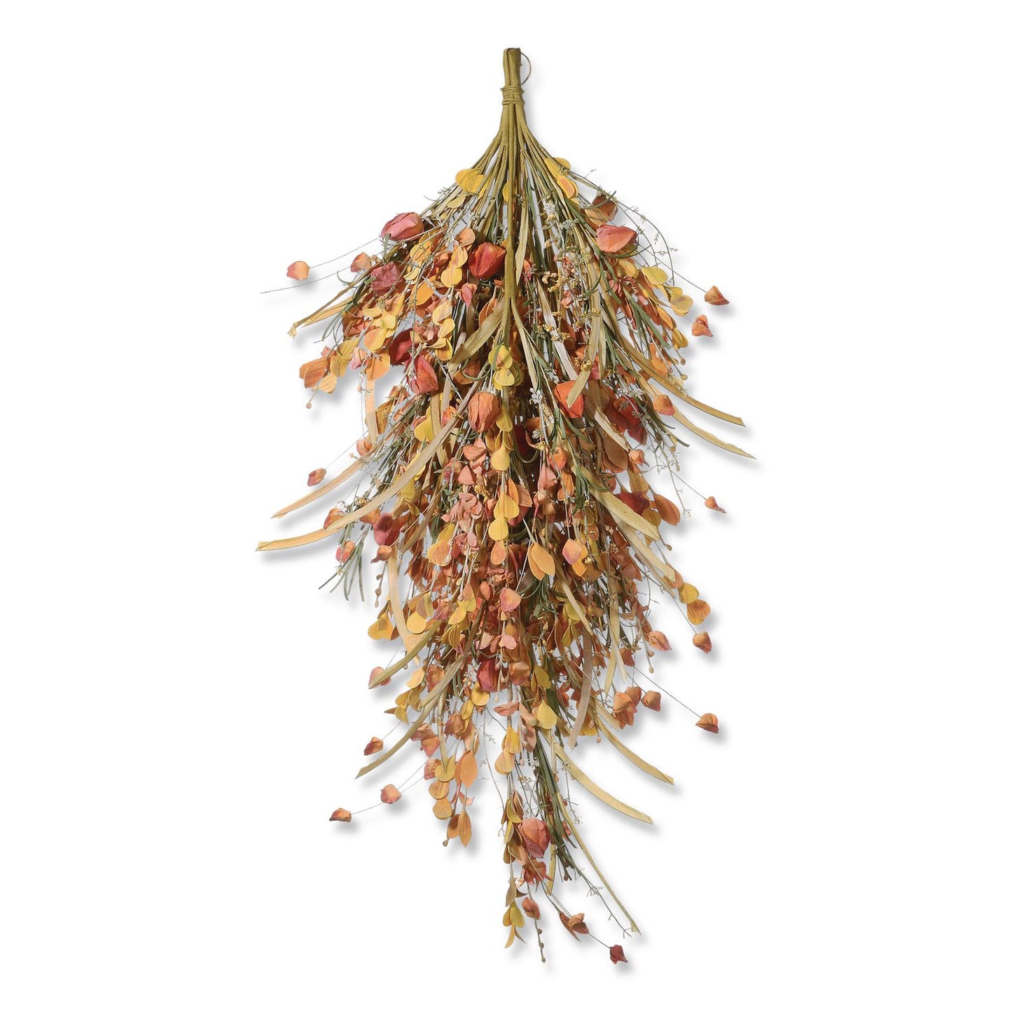 National Tree Company® Fall Teardrop Decoration, 16" x 30" x 2", Orange (NTTRAHVT170375N)