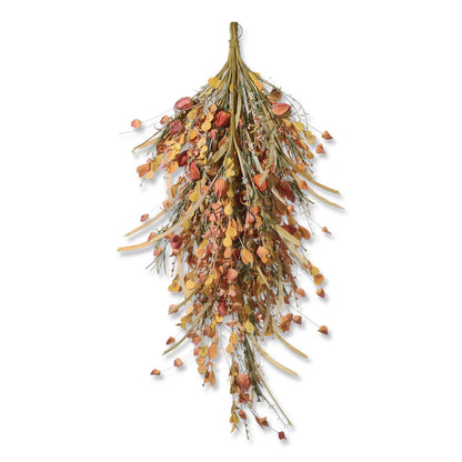 National Tree Company® Fall Teardrop Decoration, 16" x 30" x 2", Orange (NTTRAHVT170375N)