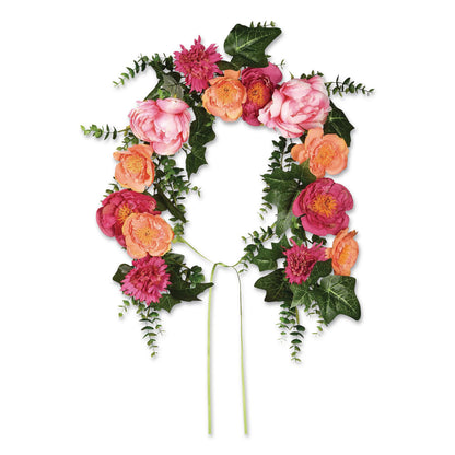 National Tree Company® Spring Flowers Mailbox Swag, 36" Long, Pink (NTTRAS20004MB1)
