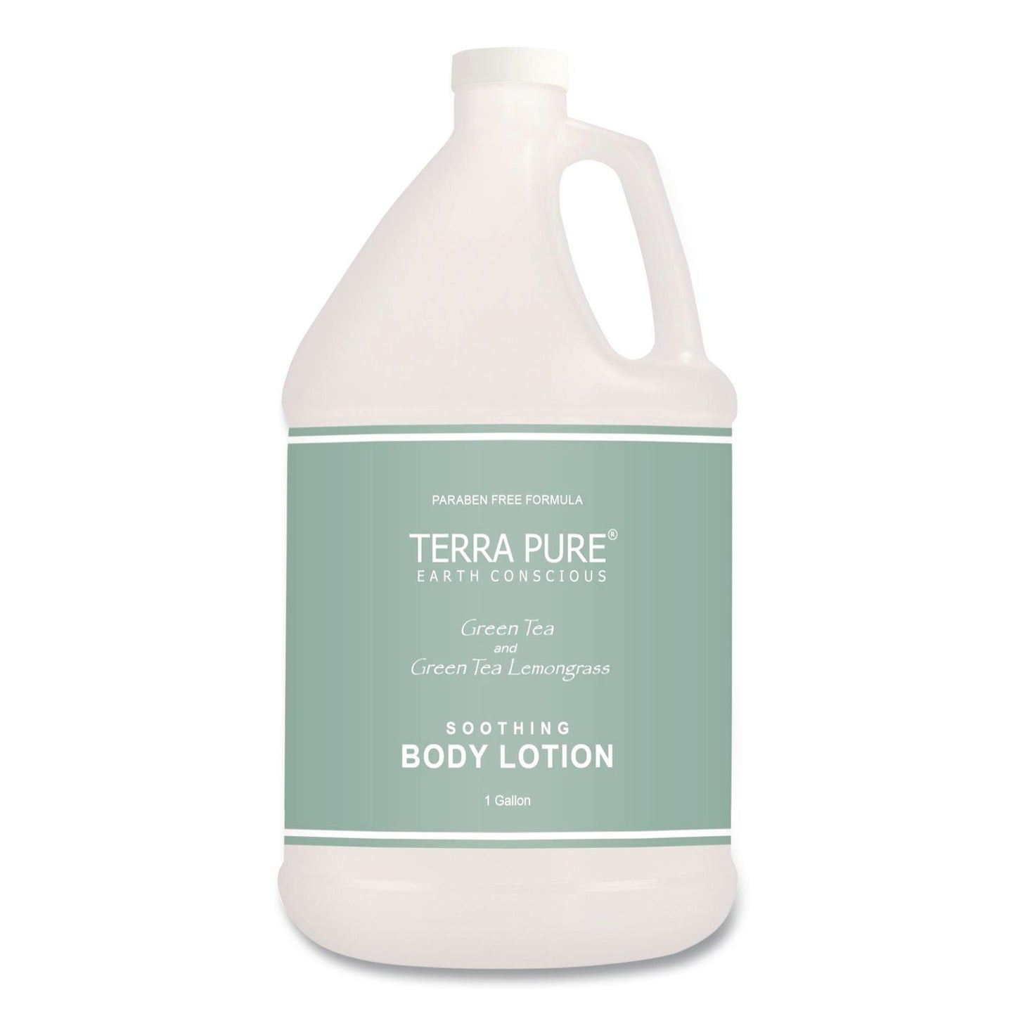 Diversified Hospitality Solutions Terra Pure Lotion Gallon, 1 gal Bottle, Green Tea and Lemongrass Scent (DHS002270EA)
