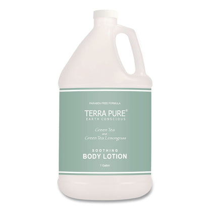 Diversified Hospitality Solutions Terra Pure Lotion Gallon, 1 gal Bottle, Green Tea and Lemongrass Scent (DHS002270EA)