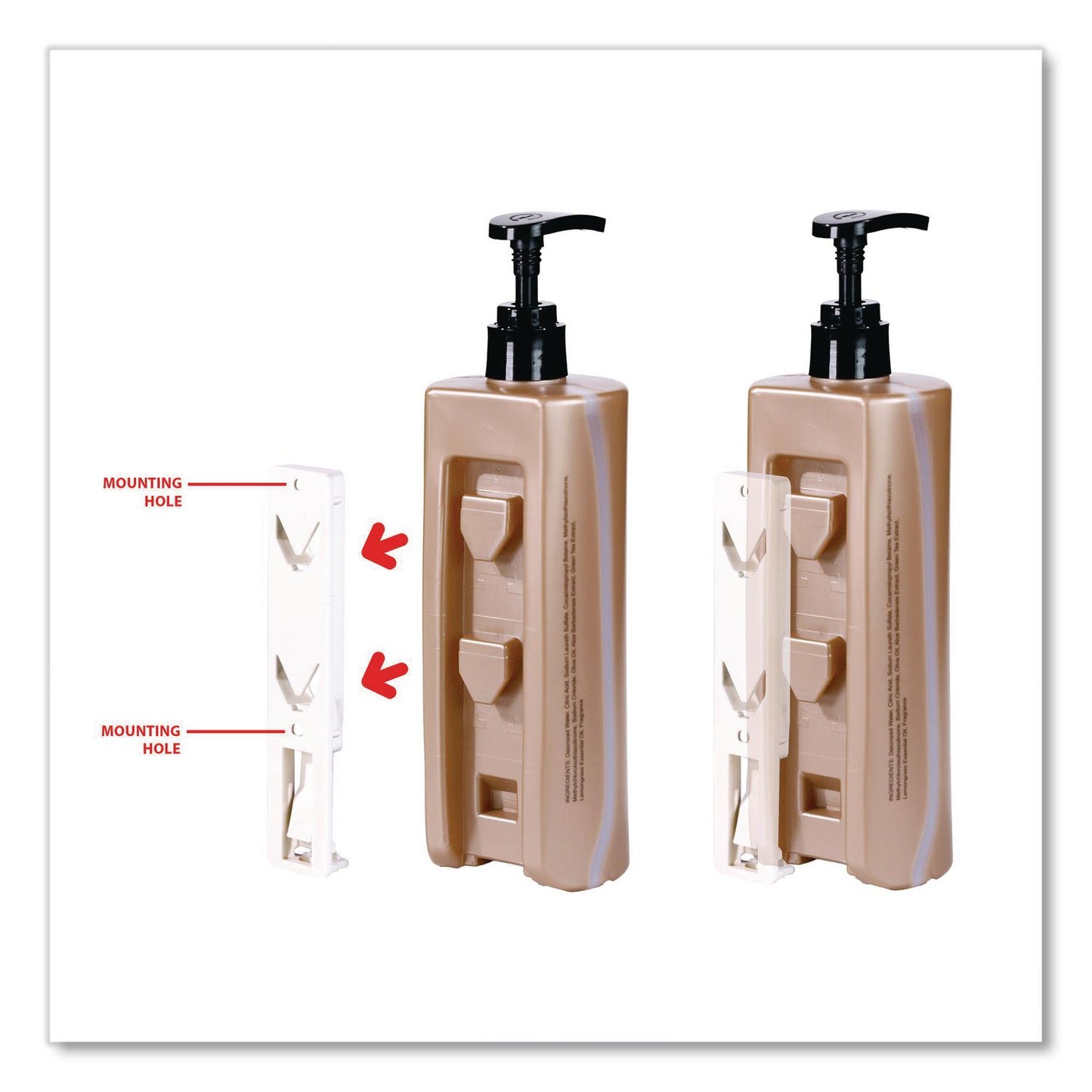 Diversified Hospitality Solutions Terra Pure Body Wash Air Pump, Green Tea Lemongrass Scent, 16.23 oz Bottle (DHS458968EA)