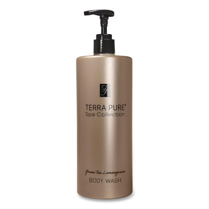 Diversified Hospitality Solutions Terra Pure Body Wash Air Pump, Green Tea Lemongrass Scent, 16.23 oz Bottle (DHS458968EA)