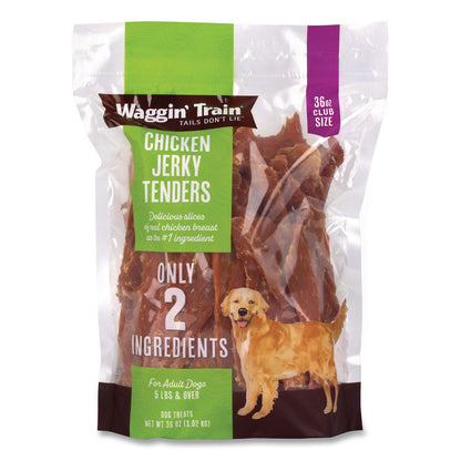 Waggin Train® Chicken Jerky Tenders, Chicken, 36 oz Bag (GRR22002664)