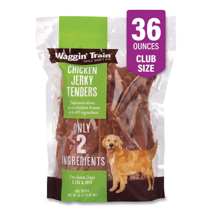 Waggin Train® Chicken Jerky Tenders, Chicken, 36 oz Bag (GRR22002664)