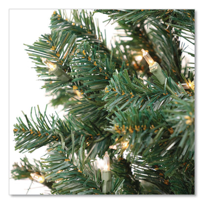 National Tree Company® Pre-Lit Acacia Tree, 37" x 37" x 70.8", Green Tree, Green Tree Stand (NTTAC10030860)