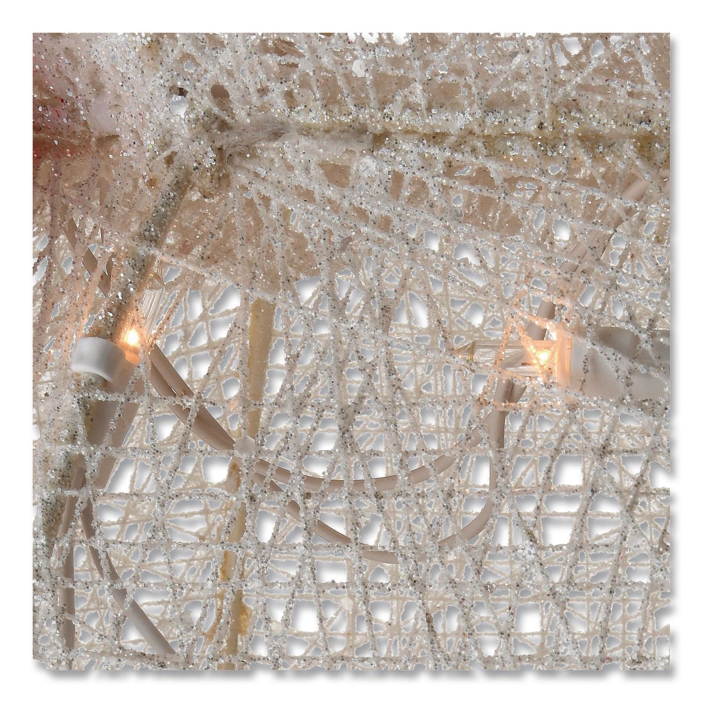 National Tree Company® Snowman Decoration, AC Powered, Cool White LED Lights, 13.5" x 27.5" x 48", White (NTTDF070114C)