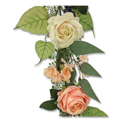 National Tree Company® Rose and Lavender Spring Garland, 72" Long, Pink (NTTDS69S21G7504)