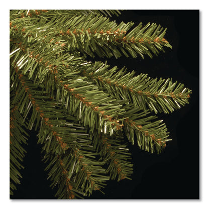 National Tree Company® Pre-Lit Dunhill Fir Tree, 66" x 66" x 108", 900 Clear Lights, Green Tree, Green Tree Stand (NTTDUH90LO)