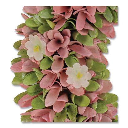National Tree Company® Spring Pink Floral Wreath, 18" x 18" x 3.93", Pink (NTTEG79C0055181)