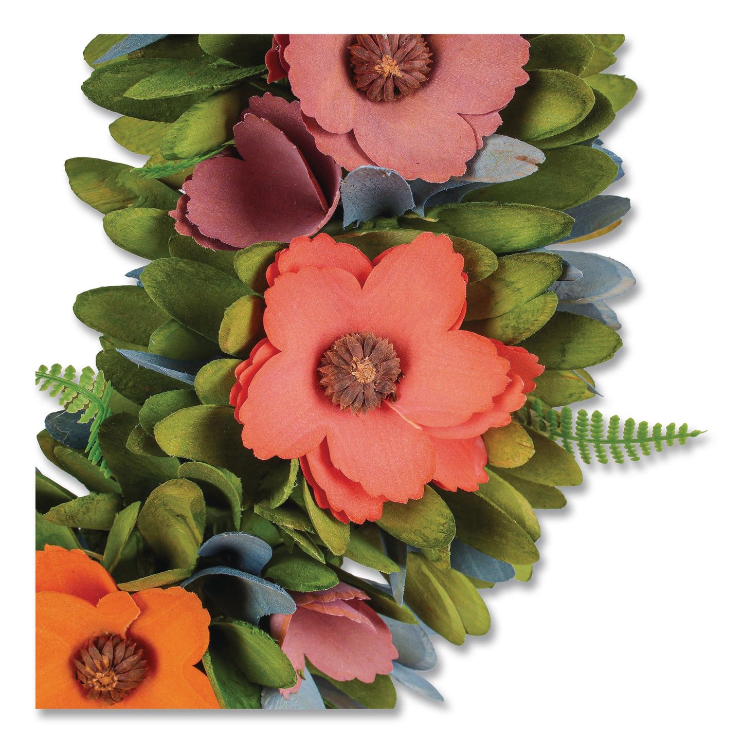 National Tree Company® Spring Wreath, 18.1" x 18.1" x 3.9", Assorted Colors (NTTEG7919B01231)