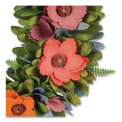 National Tree Company® Spring Wreath, 18.1" x 18.1" x 3.9", Assorted Colors (NTTEG7919B01231)