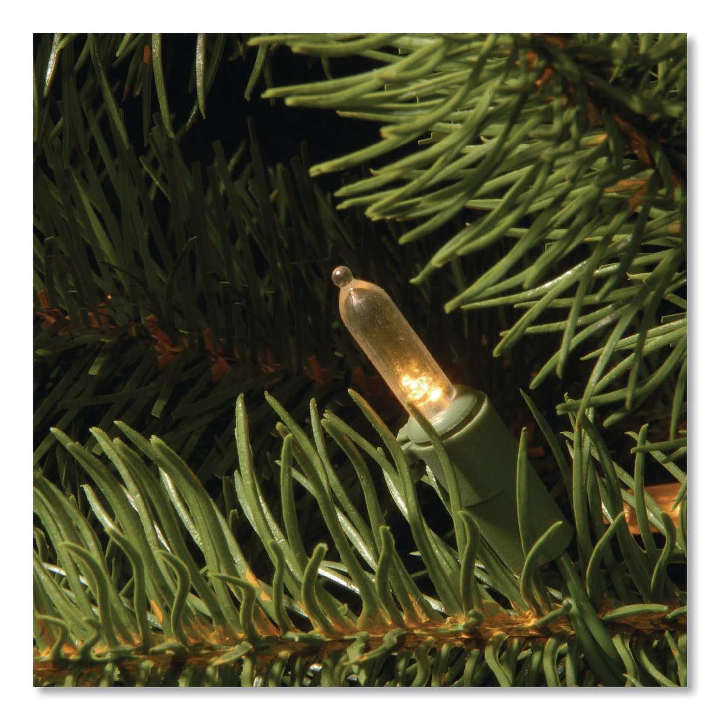 National Tree Company® Pre-Lit Downswept Douglas Fir Tree, 59" x 59" x 90", Green Tree, Green Tree Stand (NTTPEDD131275)