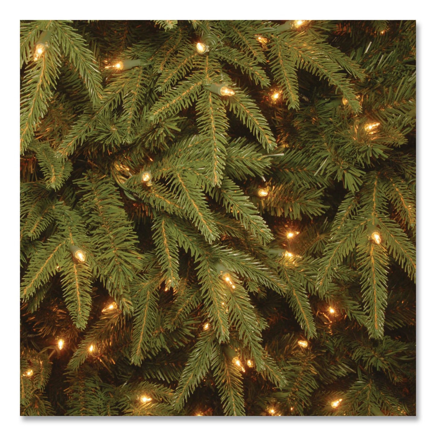 National Tree Company® Pre-Lit Northern Fraser Tree, 57" x 57" x 90", Green Tree, Green Tree Stand (NTTPENO430775)