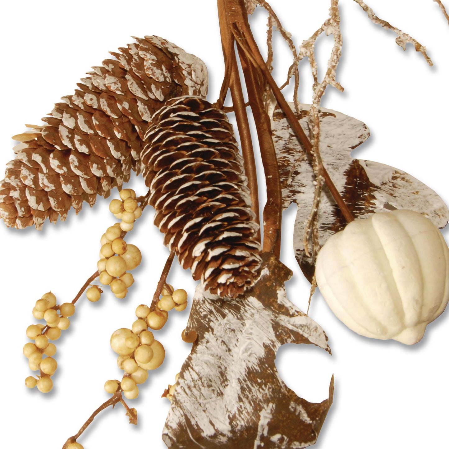 National Tree Company® Fall Garland, 72" Long, White (NTTRAHVG060669A)