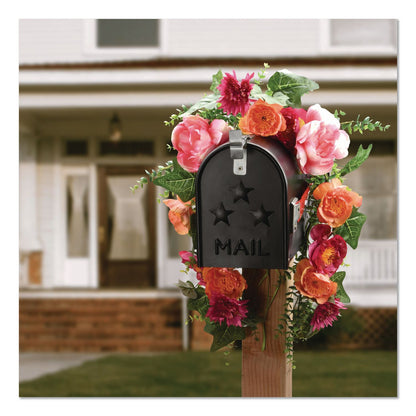 National Tree Company® Spring Flowers Mailbox Swag, 36" Long, Pink (NTTRAS20004MB1)