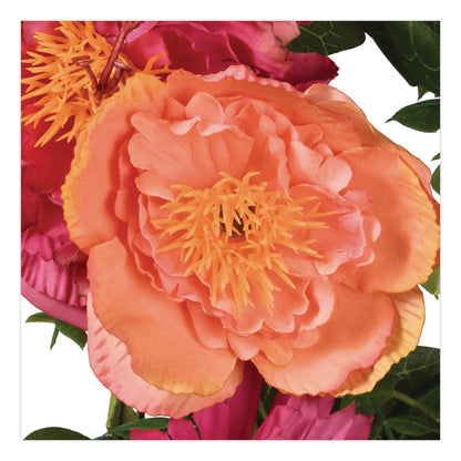 National Tree Company® Spring Flowers Mailbox Swag, 36" Long, Pink (NTTRAS20004MB1)
