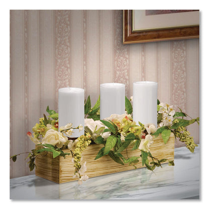 National Tree Company® Spring Candleholder Table Decoration, 9" x 22" x 9", Cream (NTTRASBE030146B)